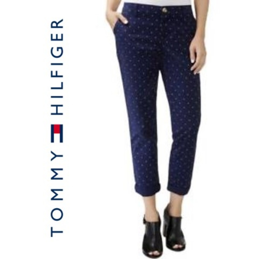 NWT Tommy Hilfiger cropped, tapestry pants